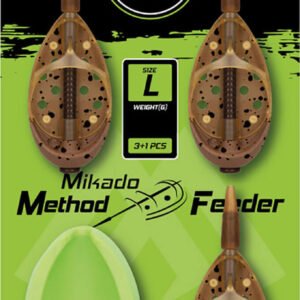 3x krmítko + forma MIKADO Method Feeder Shot Q.M.F. L hmotnosť 40 g