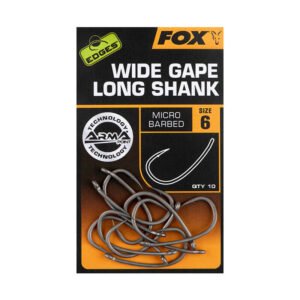 FOX Edges Super Wide Gape Long Shank veľ. 7