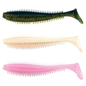 Fox Rage UV Spikey Shad Mixed Colour Pack 9cm 5ks
