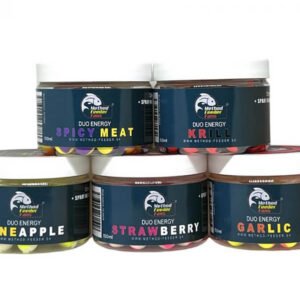 Method Feeder Fans Duo Energy Pop Up 12 mm + esencia v spreji Spice Meat