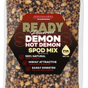 Partikel STARBAITS Ready Seeds Hot Demon Spod Mix (zmes partiklu) balenie 1 kg