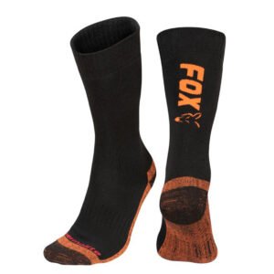 Ponožky FOX Thermolite Socks Black/ Orange Veľkosť č. 6-9 (EÚ 40-43)