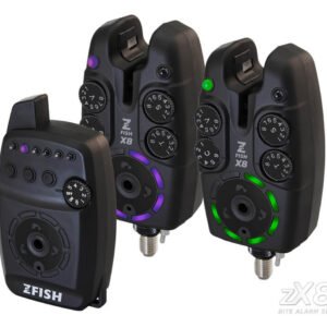 Sada 2 signalizátorov ZFISH Bite Alarm ZX8 s príposluchom