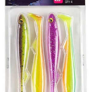 Set nástrah FOX Rage Slick Shad UV Mixed Colour Dĺžka: 13 cm