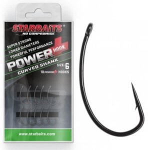 Starbaits Power Hook Curved Shank veľ.4 10ks