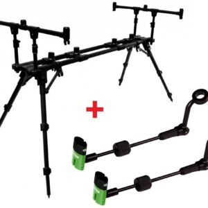 Stojan ZFISH Rod Pod Construct 3 Rods + 2x swinger ZFX Mini